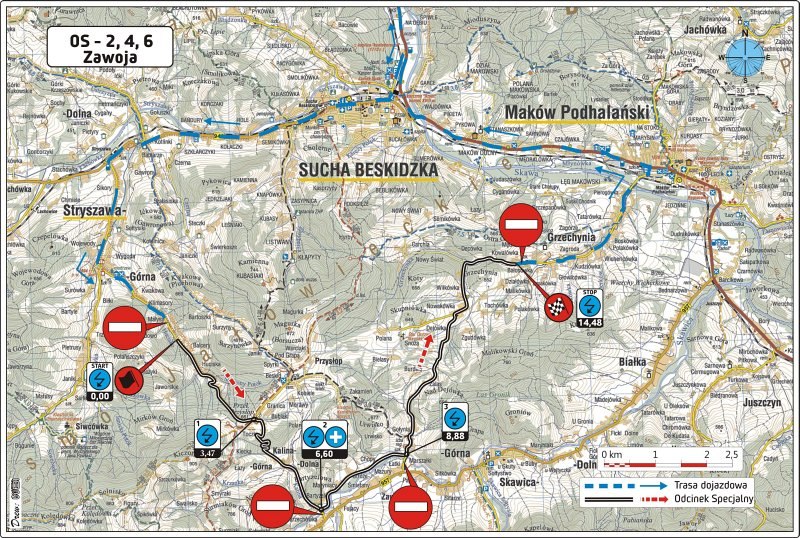 Mapki Rajdu Krakowskiego